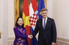 La vice-présidente vietnamienne s’entretient avec le Premier ministre croate