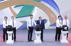 Le Premier ministre assiste au lancement de la chaîne VTV Can Tho
