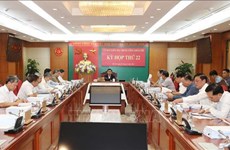La 22e réunion de la Commission de contrôle du Comité central du Parti