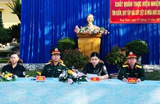L’équipe K53 de Kon Tum entame la recherche des restes de soldats au Laos