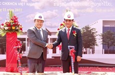Hanoi construit le siège du Département de la justice et du Parquet populaire de Vientiane