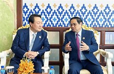Le PM Pham Minh Chinh rencontre le président de la République de Corée à Phnom Penh