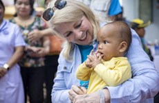L’UNICEF s alue les progrès dans la protection des enfants 