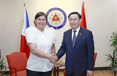 Le président de l’AN rencontre la vice-présidente philippine