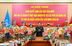 Le Vietnam envoie pour la première fois des officiers à une mission de formation de l’UE