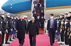 Le président Nguyên Xuân Phuc entame sa visite officielle en R. de Corée