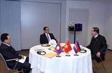 Les Premiers ministres vietnamien, lao et cambodgien se rencontrent en Belgique