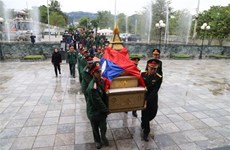 Les restes des soldats vietnamiens tombés au Laos sont rapatriés