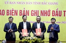 Bac Giang attire près de 900 millions de dollars d’IDE dès le Nouvel An