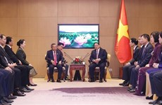 Le PM Pham Minh Chinh reçoit le président de l'Association d'amitié Laos - Vietnam
