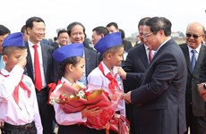Le Premier ministre Pham Minh Chinh termine sa visite officielle au Laos