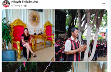 À Gia Lai, le tissage de brocatelle fait des émules sur les réseaux sociaux