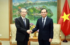 Le vice-Premier ministre Tran Luu Quang reçoit l’ambassadeur de Chine au Vietnam