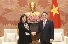  Le vice-président de l'AN Nguyen Duc Hai reçoit la représentante américaine au commerce