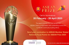 Lancement du Prix de l’ASEAN 2023 