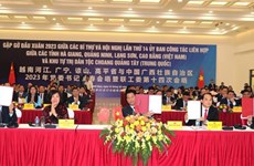 Renforcement de la coopération entre des provinces vietnamiennes et la région autonome Zhuang du Guangxi 