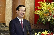 Des dirigeants étrangers félicitent le président Vo Van Thuong