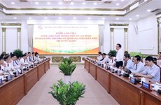 Des dirigeants de Hô Chi Minh-Ville rencontrent les chefs des organes de représentation du Vietnam à l'étranger