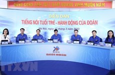 Forum « Voix des jeunes - Actions de l'Union de la Jeunesse communiste Hô Chi Minh »