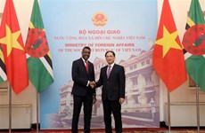 Vietnam-Dominique: Entretien entre les ministres des Affaires étrangères