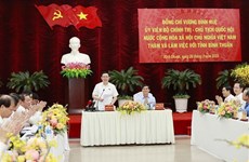 Le président de l’AN demande à Binh Thuân de maximiser ses avantages pour propulser sa croissance