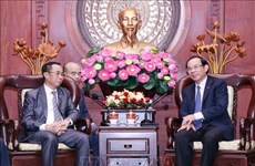 Le président de la Commission judiciaire de l’AN lao en visite de travail à Ho Chi Minh-Ville