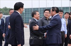 Le PM Pham Minh Chinh quitte Hanoï pour le 4e Sommet de la Commission du Mékong