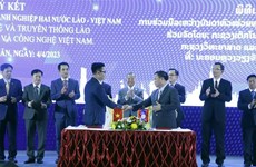 Ouverture du forum Tech-Innovation Laos-Vietnam 2023 à Vientiane