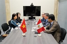 La présidente péruvienne apprécie la relation de coopération entre le Vietnam et le Pérou