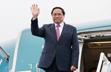 Le Premier ministre Pham Minh Chinh part pour le 42e Sommet de l'ASEAN