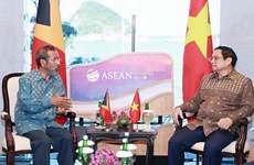 Sommet de l'ASEAN : Rencontre entre le Premier ministre vietnamien et son homologue du Timor Leste