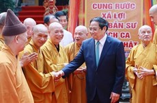 Le Premier ministre Pham Minh Chinh présente ses félicitations pour le 2567e anniversaire du Bouddha