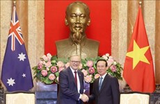  Le président Vo Van Thuong reçoit le Premier ministre australien Anthony Albanese