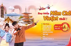 Vietjet propose des billets à partir de 0 dong sur son réseau de vols internationaux