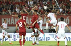 Football: le Vietnam a battu Hong Kong (Chine) en match amical