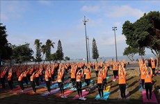 Journée internationale du yoga célébrée à Ba Ria - Vung Tau