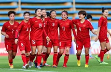 L'équipe féminine vietnamienne se prépare pour le match amical contre celle néo-zélandaise