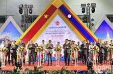 Ouverture de la Foire commerciale Vietnam - Laos 2023 à Vientiane