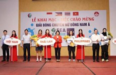 Coup d'envoi du tournoi de volley-ball féminin d'Asie du Sud-Est