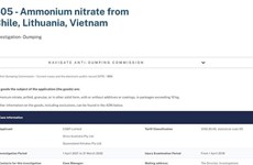 L'Australie décide de ne pas imposer de droitssur le nitrate d'ammonium en provenance du Vietnam