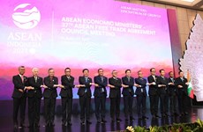 Ouverture de la 55e réunion des ministres de l'Économie de l'ASEAN en Indonésie