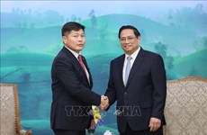 Le PM reçoit le ministre mongol de la Justice et de l’Intérieur