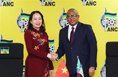 La vice-présidente Vo Thi Anh Xuan poursuit ses activités en Afrique du Sud
