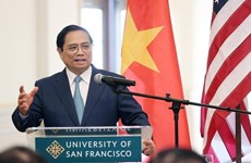 Le PM Pham Minh Chinh se rend à l'Université de San Francisco