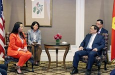 Le PM Pham Minh Chinh reçoit une délégation d'hommes politiques de San Francisco