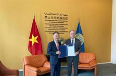 Le Vietnam renforce la coopération dans l'interdiction des armes chimiques  