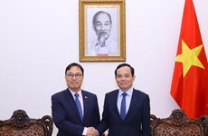 Le vice-PM Trân Luu Quang reçoit le nouvel ambassadeur sud-coréen au Vietnam