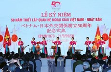 Célébration du 50e anniversaire des relations diplomatiques entre le Vietnam et le Japon à Hanoï