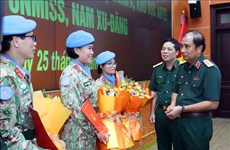 Maintien de la paix: Le Vietnam envoie trois officiers supplémentaires à Abiyé et au Soudan du Sud
