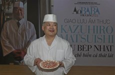 La gastronomie japonaise présentée au festival de Hau Giang